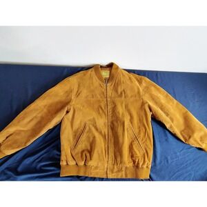 Boston Harbor Coat Brown Leather Suede XL